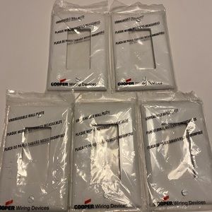 NEW COOPER WALL PLATES!!